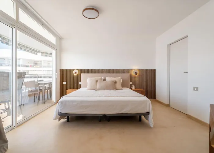 Grand De Standing Avec Vue Sur A Medano, Tenerife Sud Apartamento